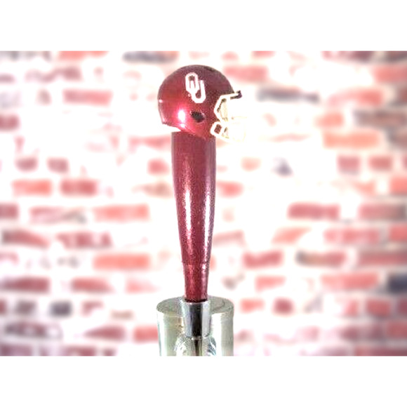 NCAA Oklahoma Sooners Beer Tap Handle Kegerator Football Brew Ale OU Boomer - Picture 3 of 3